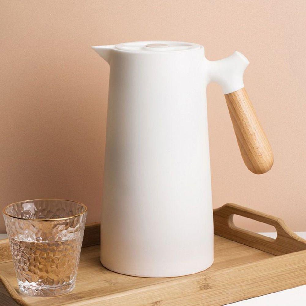 Leak-Proof Thermos Jug Glass Liner Insulated Kettle Practical Vacuum Flask Tea Brewing