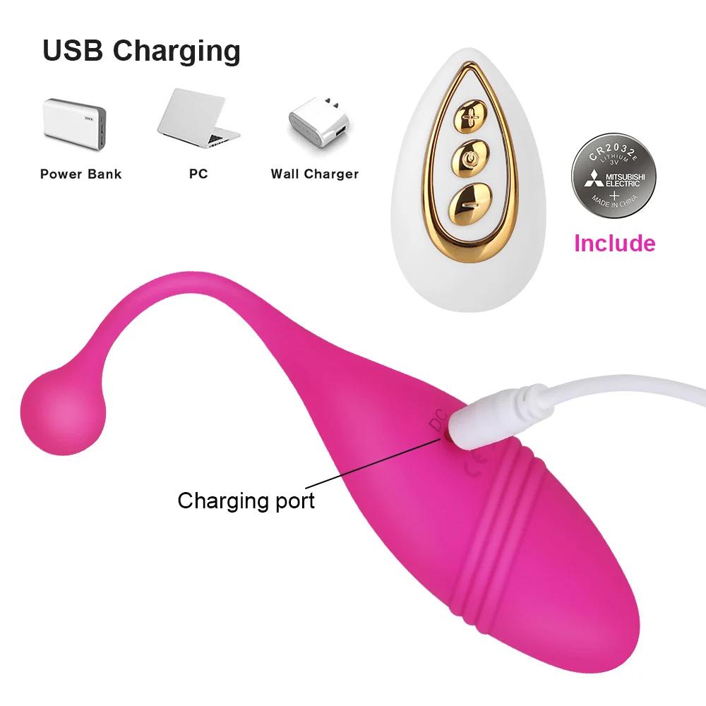 Wearable Dildo Vibrator Vaginal Tighten Exercise Clitoris Stimulation Wireless Remote Vibrator Sex Toys for Women 10 Speed