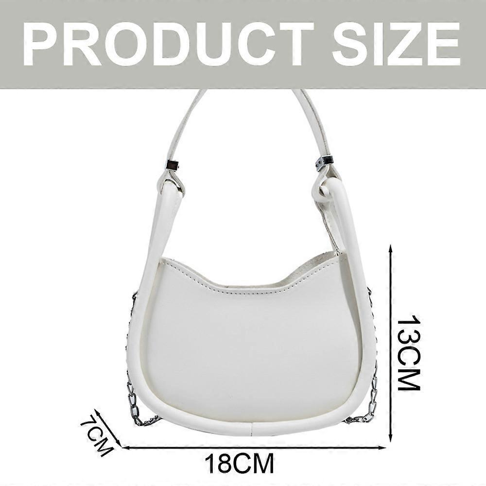 Spring and Summer New PU Leather Bag Joker Simple Shoulder Bag Hand Slung Underarm Bag