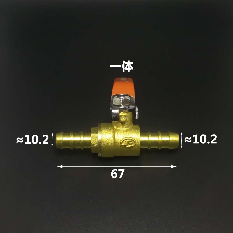 4 6 8 10 12 14 16 19 25 32 40 50mm Wąż Barb Dwudrożny Prosty Mosiężny Zawór Kulowy Odcinający Do Paliwa Gazu Wody Oleju Powietrza Dom Ogród