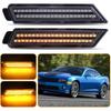 High Brightness Waterproof LED Side Marker Lamps Amber Light High Durability Clear Housing Improved Vehicle Visibility
