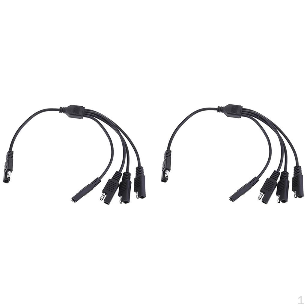 

2 солнечных батареи 18AWG, от 1 до 4 удлинительных кабелей с разъемами SAE