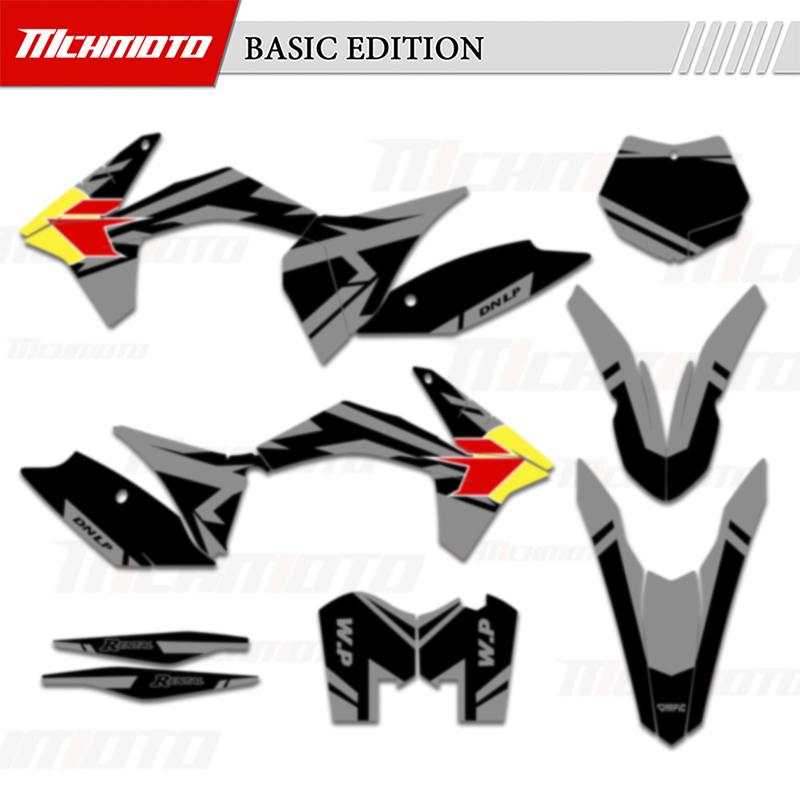 MCHMFG For KTM SX SXF 2007-2025 EXC XCW 2008-2026 Team Motorcycle Graphics Background Decals Sticker Kits
