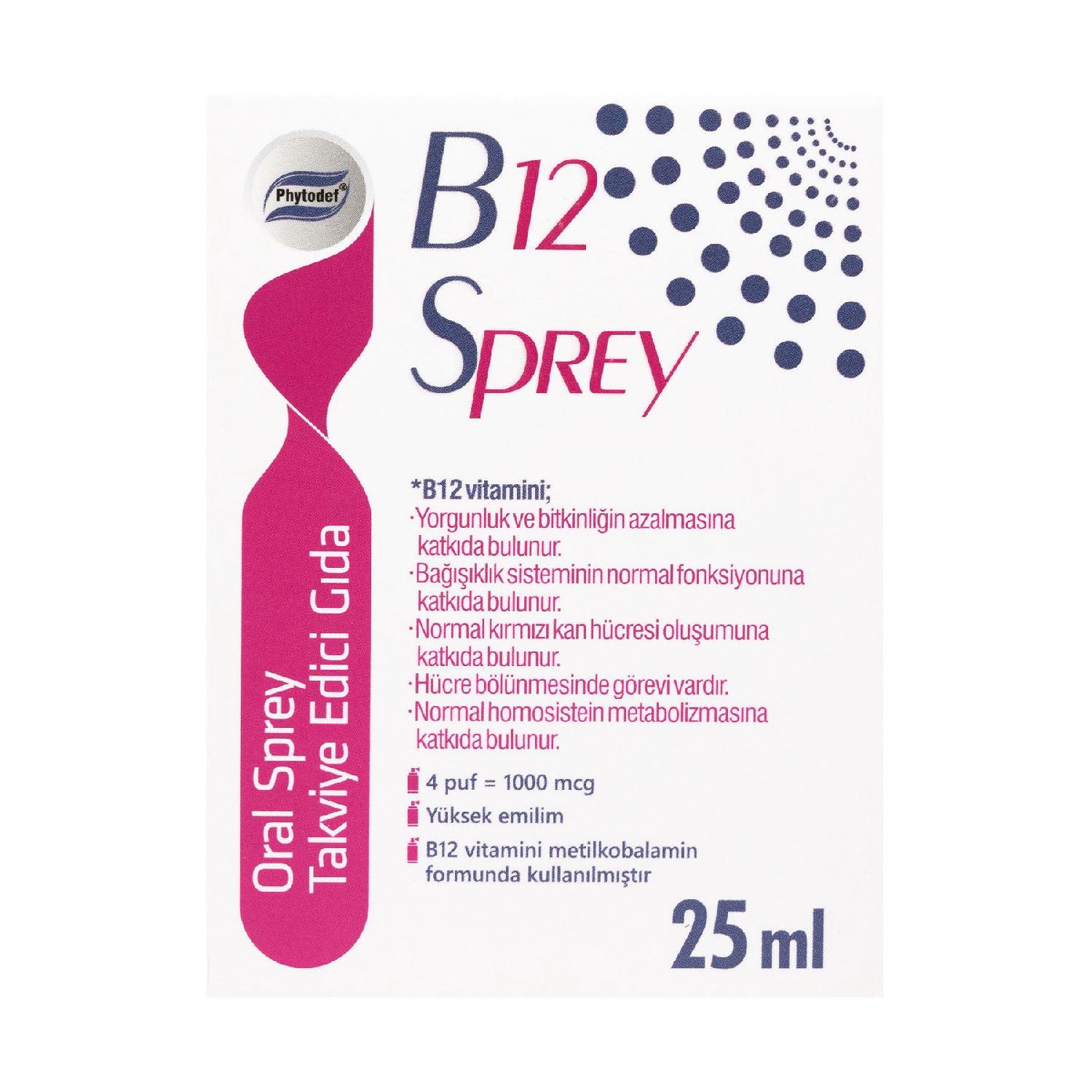 

Vitamin B12 Spray - 25 Ml (Strawberry Flavored)
