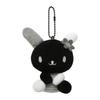 K Company Sanrio Characters Monochrome Series Ball Chain Mascot Usahana 10x8x7cm Plush Toy