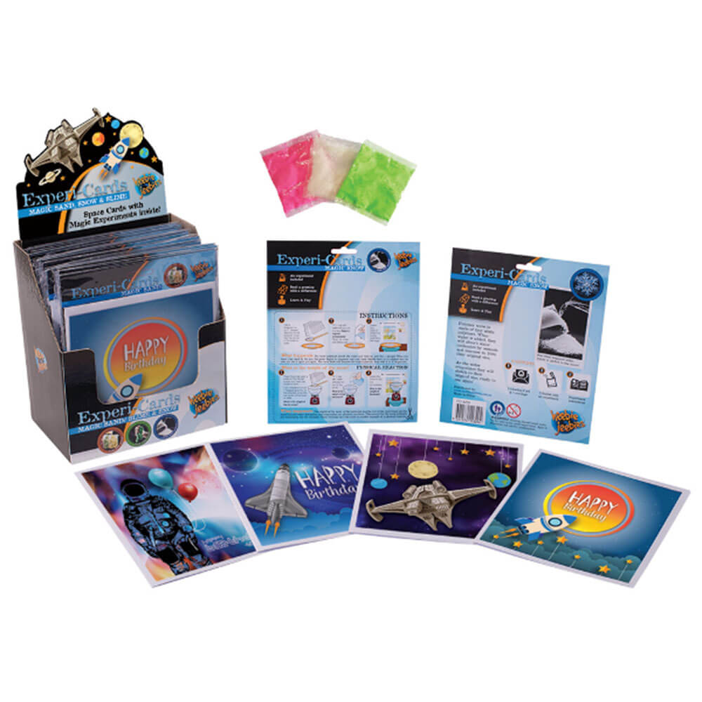 Cartes d'expériences scientifiques Heebie Jeebies (Espace)