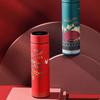 Display Double Layer Chinese Style with Lid Coffee Tumbler Thermos Cup Vacuum Flask Water Bottle