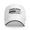 Multi Functional Fashion For Both Men And WomenSarcasm Loading Bar Funny Baseball Cap Vintage Sandwich Caps Men Women Adjustable
