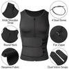 Männer Schwitzweste Saunaanzug Taillentrainer Weste für Gewichtsverlust Abnehmen Body Shaper Workout Tank Tops Shapewear Kompressionshemden