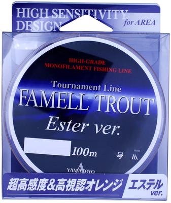Yamatoyo Famel Trout Ester Version 100m Fluorescent Orange 0.2