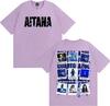 Cantante Aitana Cuarto Azul Álbum 2025 Portada Gráfica Camisetas Unisex Mujer Estética Harajuku Camisetas de Algodón de Manga Corta Streetwear