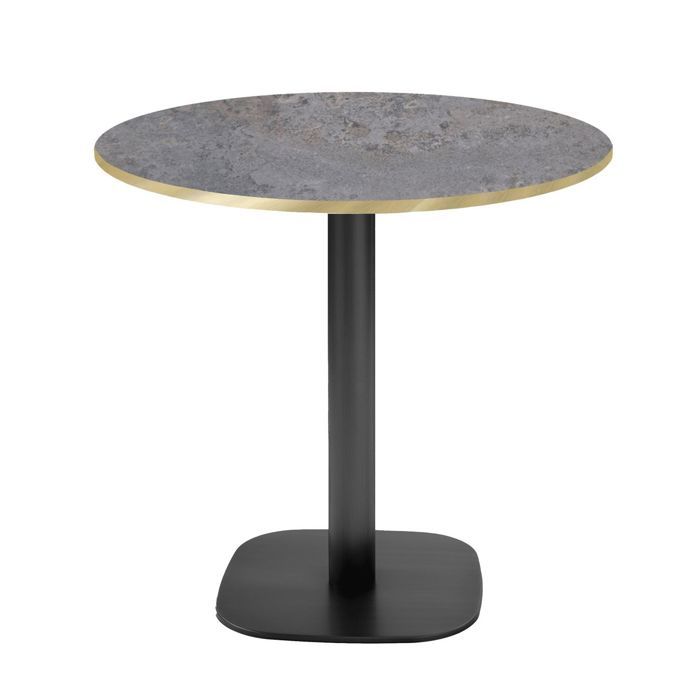 Table ronde Ø 70 cm - modèle Round cladeira chants laiton