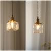 Japanese New Retro LED Glass Chandelier Hotel Bar Living Room Dining Room Study Bedroom Indoor Home Lighting E27