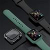 Glas+Gehäuse+Armband Für Uhrenarmband 44mm 41mm 45mm 40mm 38mm 42mm Silikonarmband iWatch Serie 9 8 3 4 5 6 SE 7 Armbänder