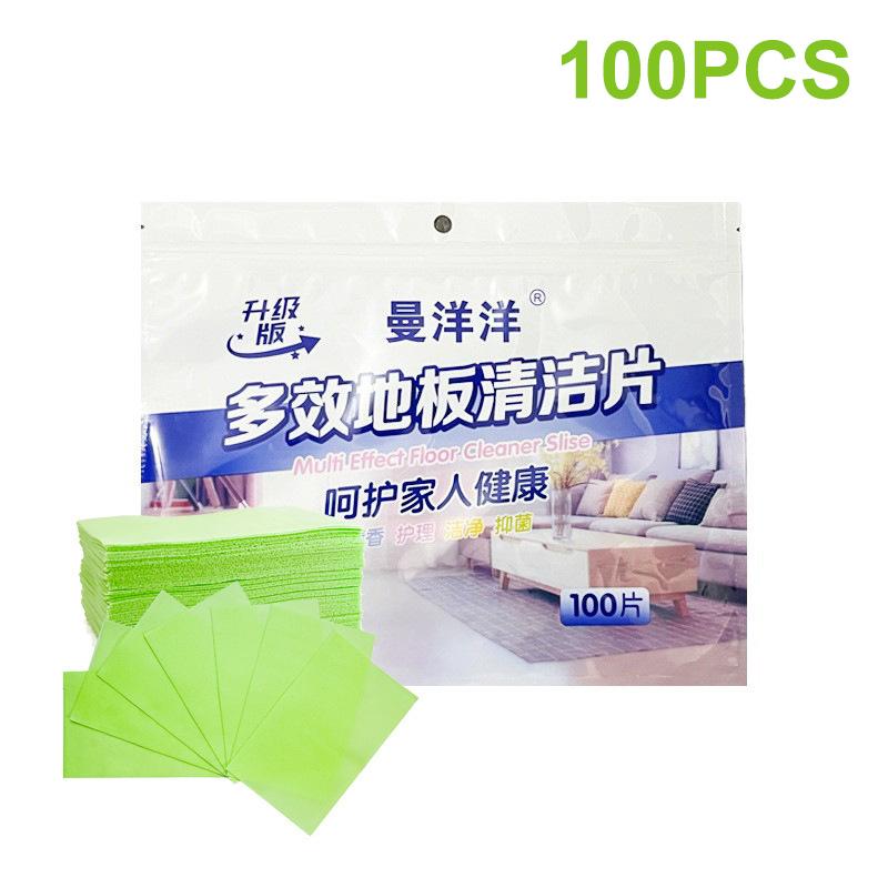 30/100Pcs Floor Cleaner Tablets Water-Soluble Sterilizing Fragrant Bathroom Kitchen Deodorant Dirt Toilet Cleaning Sheet