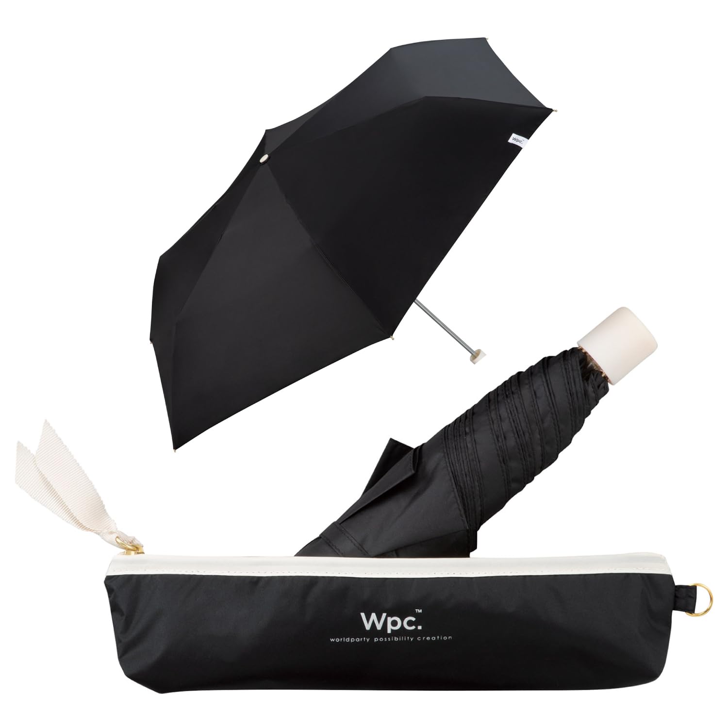 

Всепогодный УФ Для Солнечной и Дождливой 50см Для Для Wpc. Зонт, Зонт, Черный, 100% затемнение, 100% защита, UPF50+, Дни, Спицы, Женский, Тонкий, чёрный