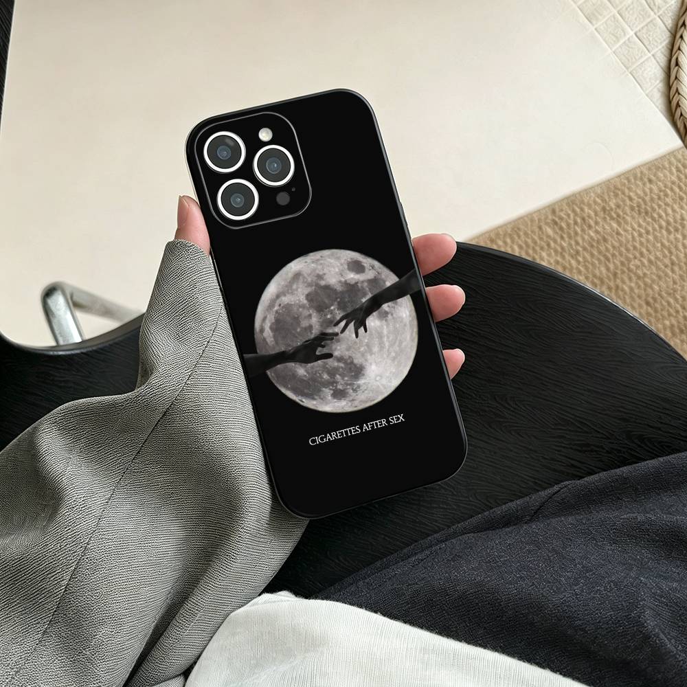 C-Cigarettes A-After Sex B-Band Phone Case For iPhone 17, 16,15,14,13,12,11 Plus,Pro Max, Others Soft Black Cover