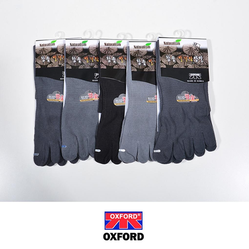 [Nana] Charcoal Special Processed Gentleman s Toe Socks