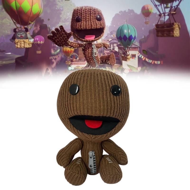 Little Big Planet Sackboy Plush Toy 25cm Fabric Stuffed Animal For Kids