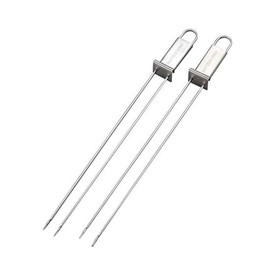 CAPTAIN STAG Barbecue Skewers Double Skewer Set of 2 UG-3226