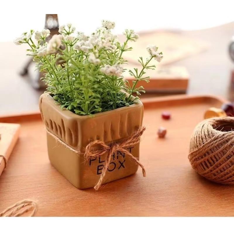 25 meters Jute Rope Hanging Photo Wall Handmade Scrapbook Crafts Gifts Decorative Packaging Vase Decoration Braided Jute Rope