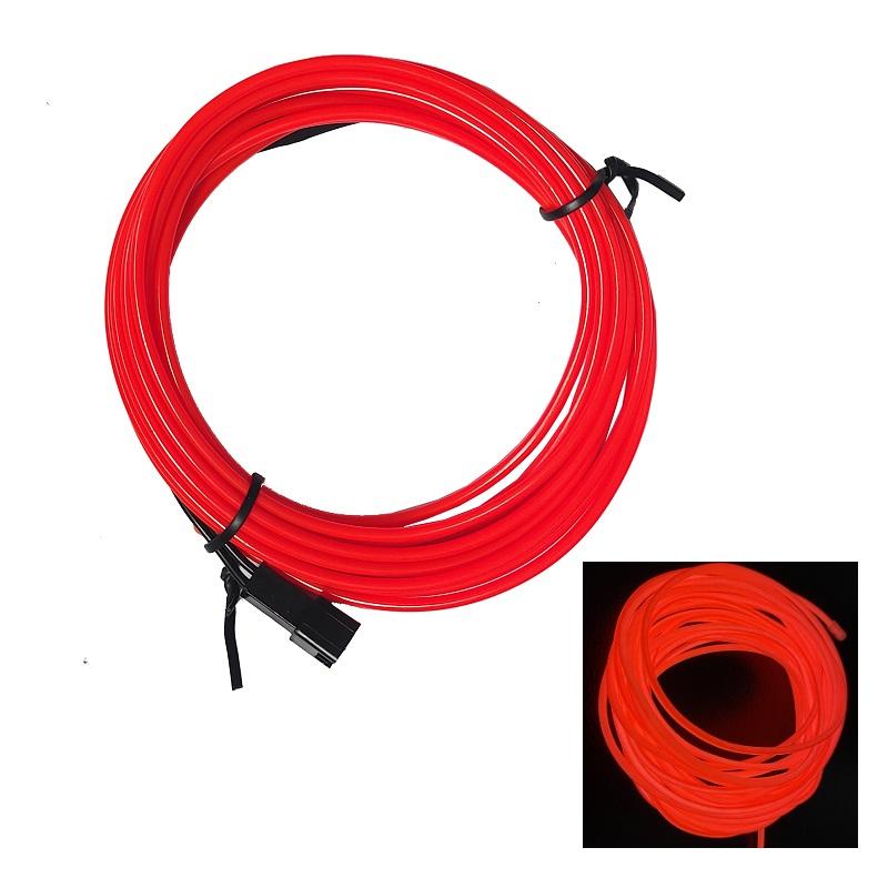 10M/5M/3M/1M Glow EL Wire Cable LED Neon Christmas Dance Party DIY Costumes Clothing Luminous Car Light Decoration Clothes Ball Neon Lights 4