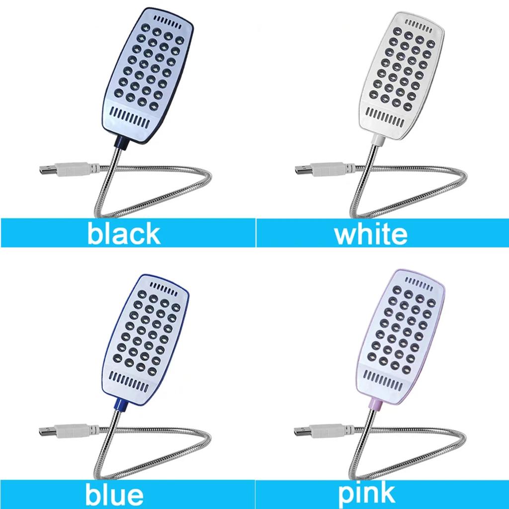 New 28 LEDs Super Bright Book Light DC5V USB Reading Night Lights Flexible Table Lamp Power Bank Laptop Notebook Computer