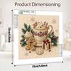 Perlenmalerei Weihnachts-Kunst-Set Lebkuchenbecher Schneeflocke Geschenk DIY Heimdeko Malerei