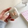 Geeignet für Airpodspro Kopfhörerhülle Airpods Dreidimensionaler Bogen Einfarbige Schachbrett Perlmutt Silikon