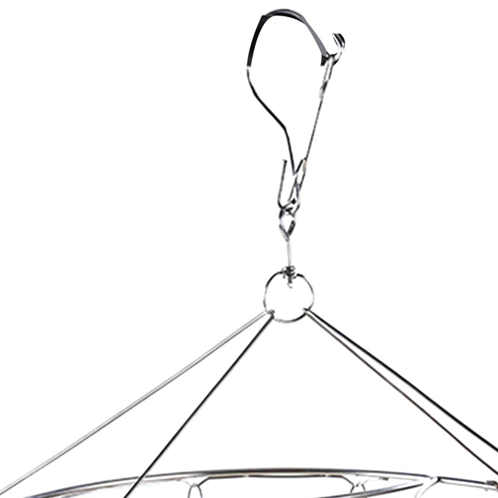 Clothes Drying Hanger Stainless Steel Multi Clip Laundry Drip Hanging Rack for Underwear Socks Hat