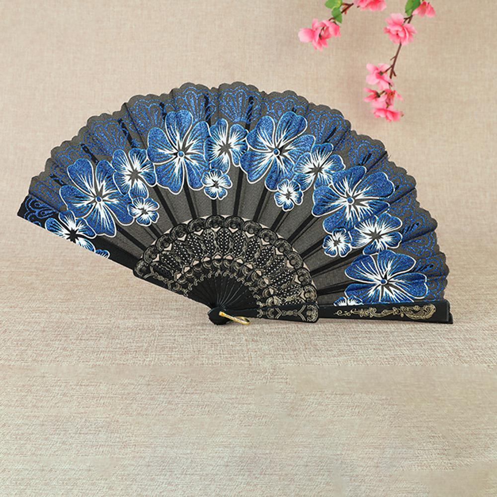 Bamboo Hand Held Fan Chinese Style Dance Fan Gifts Antique Folding Fan