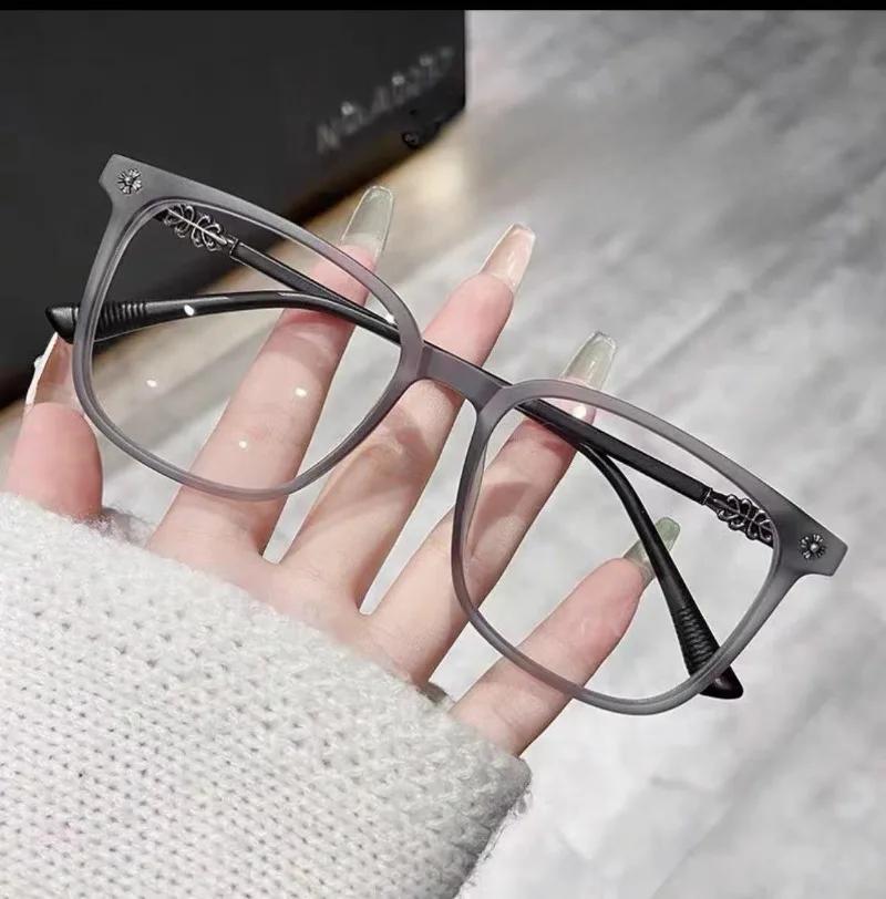 Intelligent Zoom Reading Glasses Fashion Presbyopic Glasses Unisex Transparent Eyewear +100 To +500