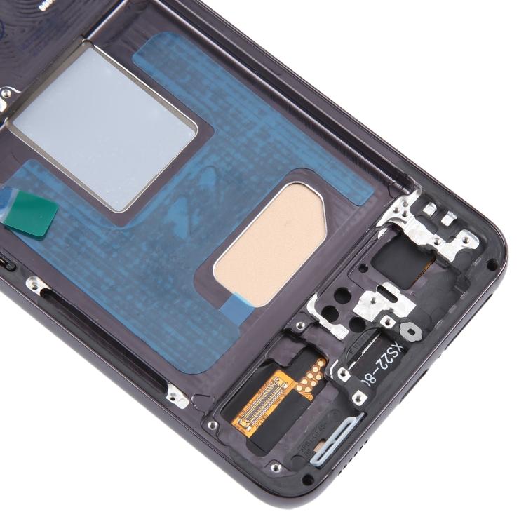 Pro Samsung Galaxy S22 5G SM-S901B EU verze TFT LCD displej digitizér kompletní sestava s rámečkem (Černá)