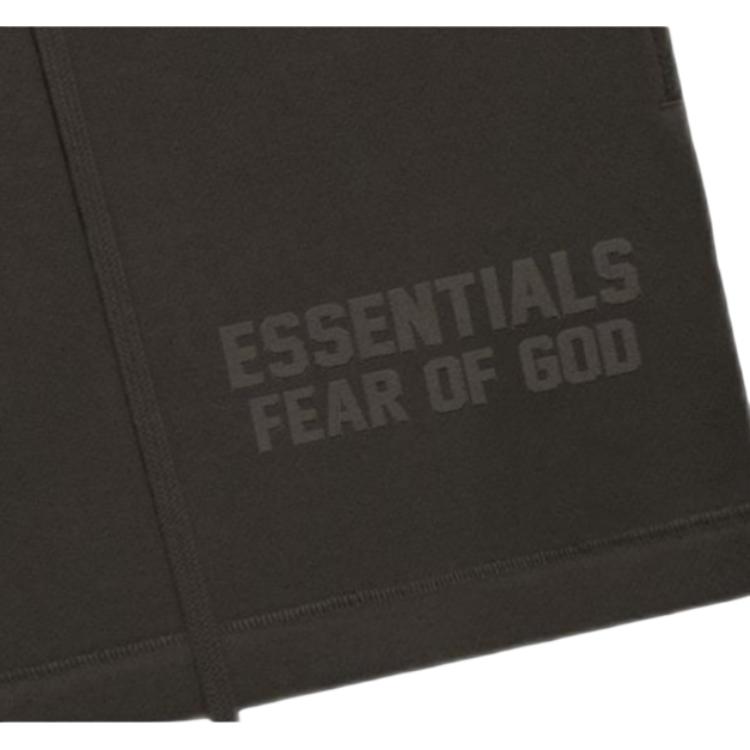 Fear of God Essentials FW22 Sweatshorts Unisex Shorts Off-Black Heather-Grey FOG-FW22-651
