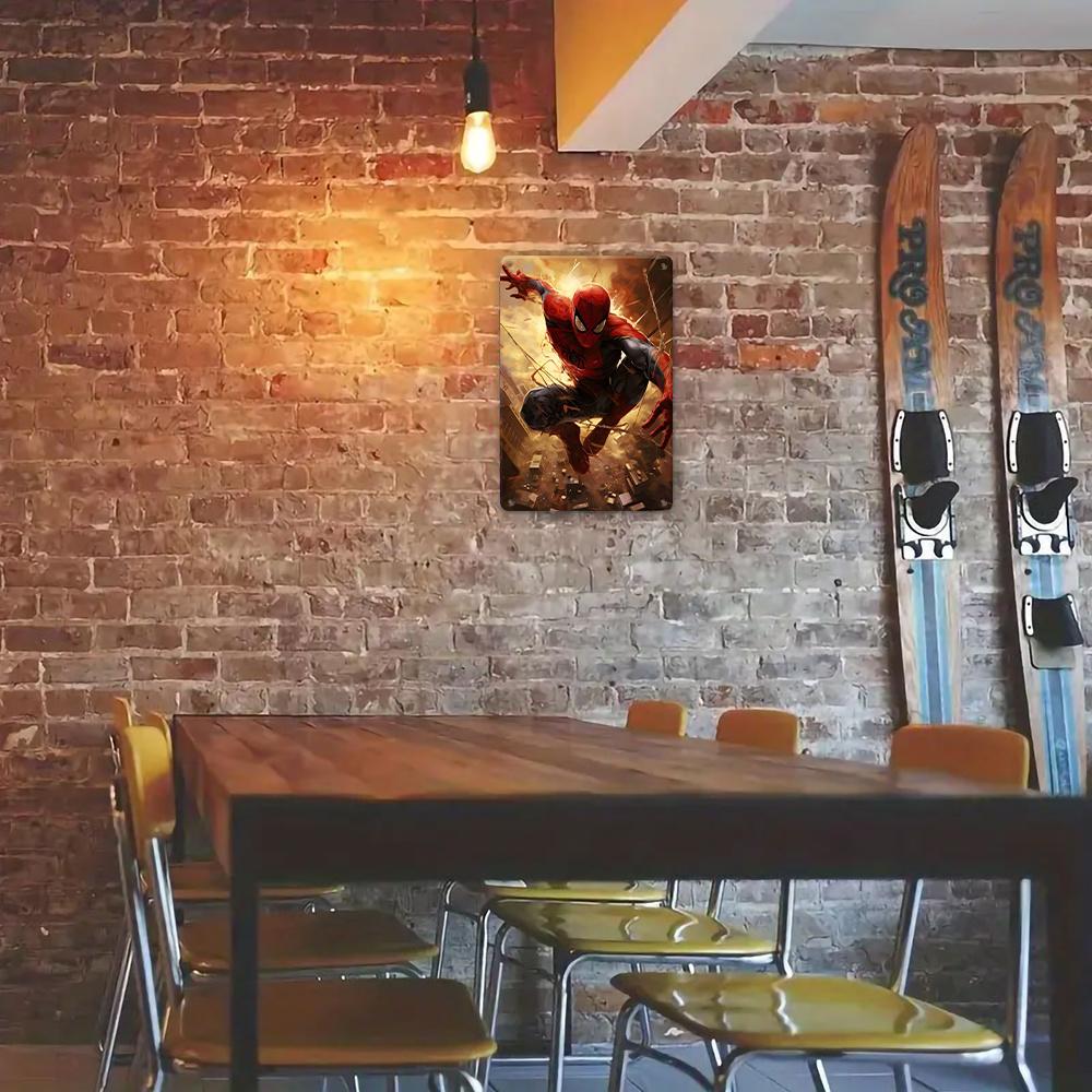 Marvel Metal Poster Frame - Superhero Themed Wall Decor for Marvel Fans, Bringing Colorful and Eye-Catching Effects to Your Room