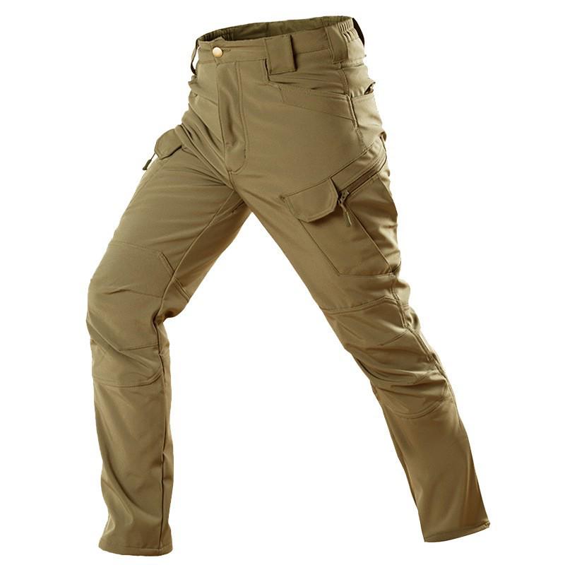 

Praetorian IX7 Tactical Elastic Multi-Pocket Pants for Autumn/Winter—Outdoor, Military, Work, and Straight-Leg Windbreaker Style. 3XL