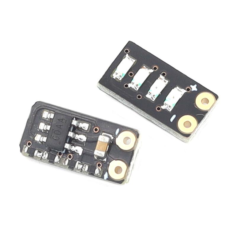 5Pcs 1S Mini LED Battery Level Display Board 3.7-4.2V 1S Lithium Capacity Meter Cable-Free Bare PCB Indicator