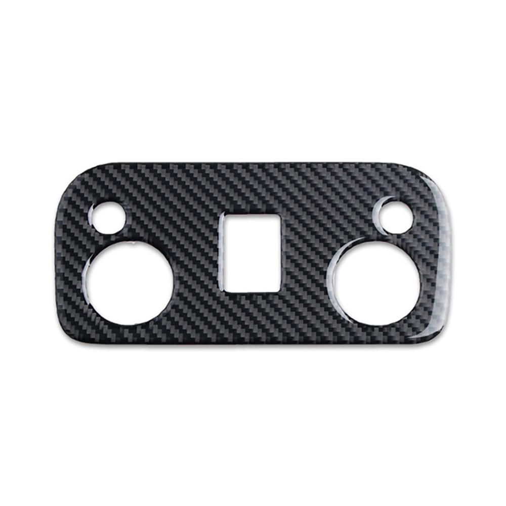 

Carbon Fiber Look Roof Reading Light Lamp Cover Trim For Ford Mustang 2015-2021