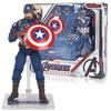 Avengers 4 Captain America Movable Pvc Action Figure With Bracket Box For Collectors