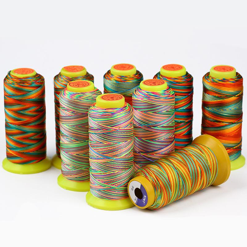 Colored Polyester Thread for DIY Beading and Weaving