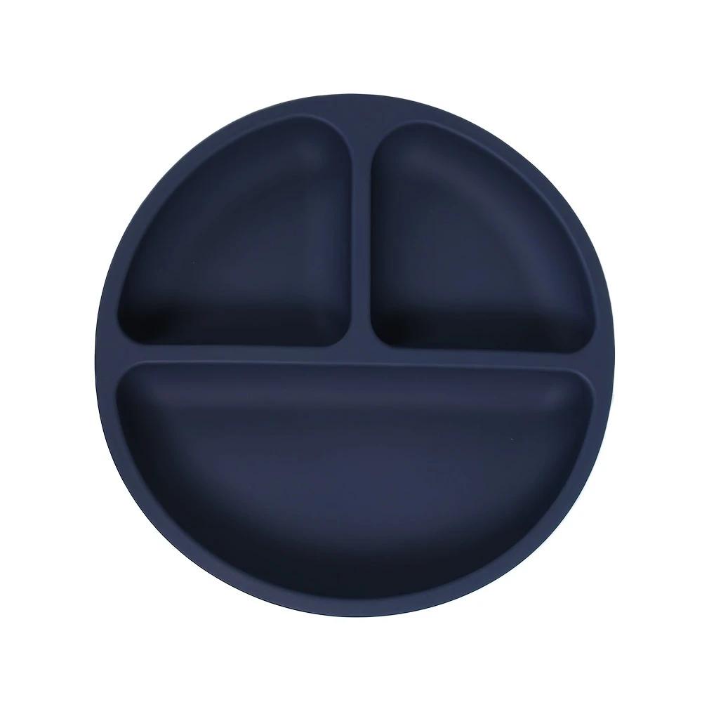 Lebensmittelechte Silikon-Essplatte Cartoon Bär Essplatte großer Saugnapf mit starker Saugkraft