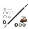 Rear Spline Axle Shaft Replacement For EZGO RXV Golf Cart-Golf Cart Passenger Side With Bearing Seal Kit 620341 614209 Part