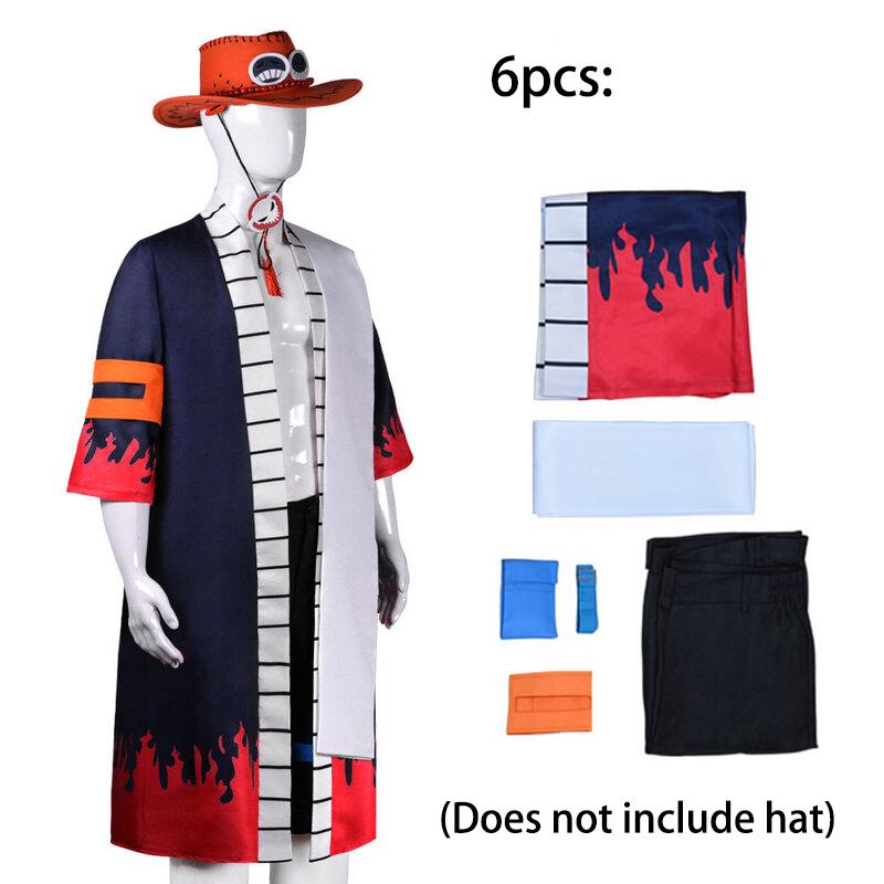 

Косплей Портгас Д. Эйс Форма персонажа из Ван Пис Костюм на Хэллоуин для взрослых L