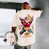 Tony Tony Chopper One Piece TShirt Men Summer Cyberpunk Character Graphic Short Sleeve Streetwear Loose Fit Anime Fan Tee