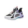 Anta Kids Stubborn Core 4.0 Casual Comfortable Moisture Absorbing Low Top Running Shoes Kids Running Shoes Black White Purple 322445505-5