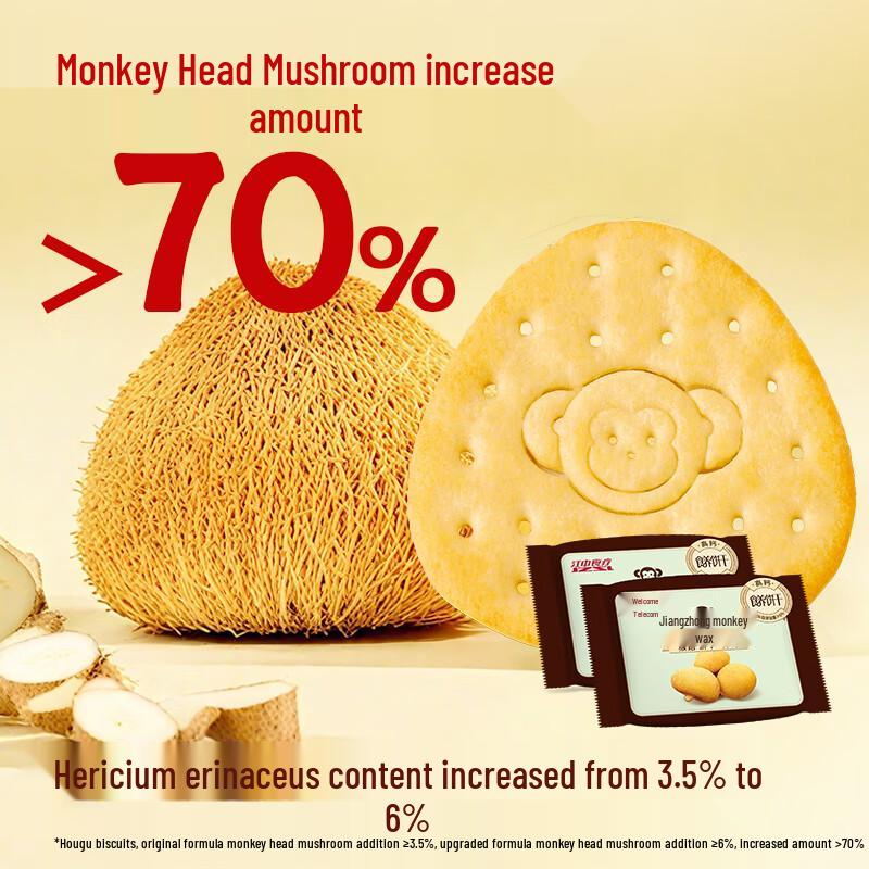 Jiangzhong Hougu Monkey Head Mushroom Biscuits