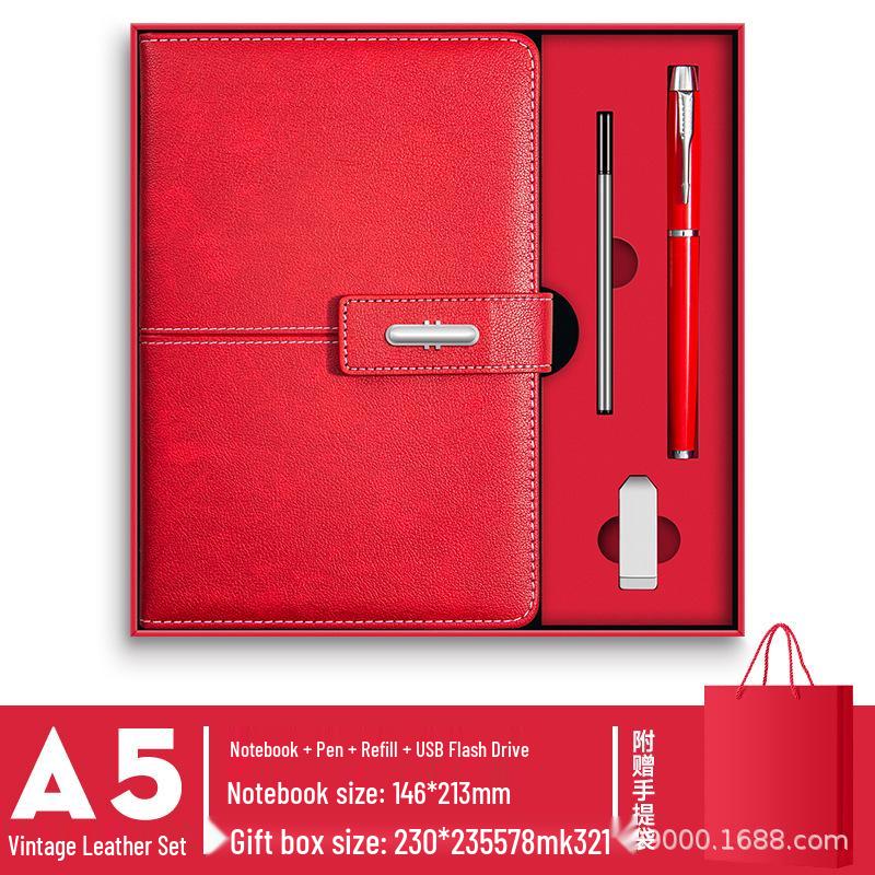 A5 Business Notebook Gift Box Set: Deluxe Office Stationery and Memorable Souvenir