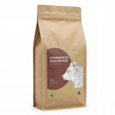 Café em grão Craftbe urso charmoso 1kg arábica 100% recém-torrado