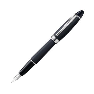 Aurora Fountain Pen F Fine Nib Epsilon Satin Black Officially Imported B10-NF Dual-Use,