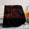 Rammstein Heavy Metal Band Druck Flanell Decke Schlafzimmer Sofa Camping Warme Decke Geschenke für Familie und Freunde-MJ005